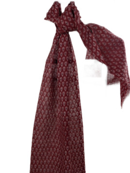 FOULARD ARLATEN Rouge Amarente