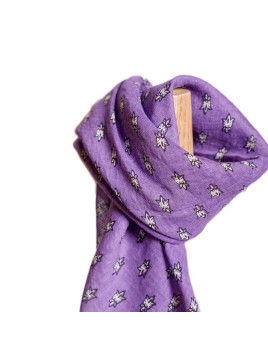 BANDANA VOILE MOSCA VIOLET...