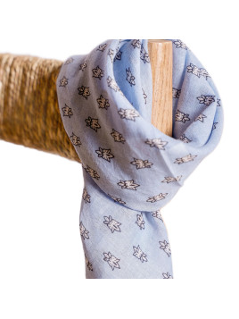 BANDANA VOILE MOSCA BLEU...